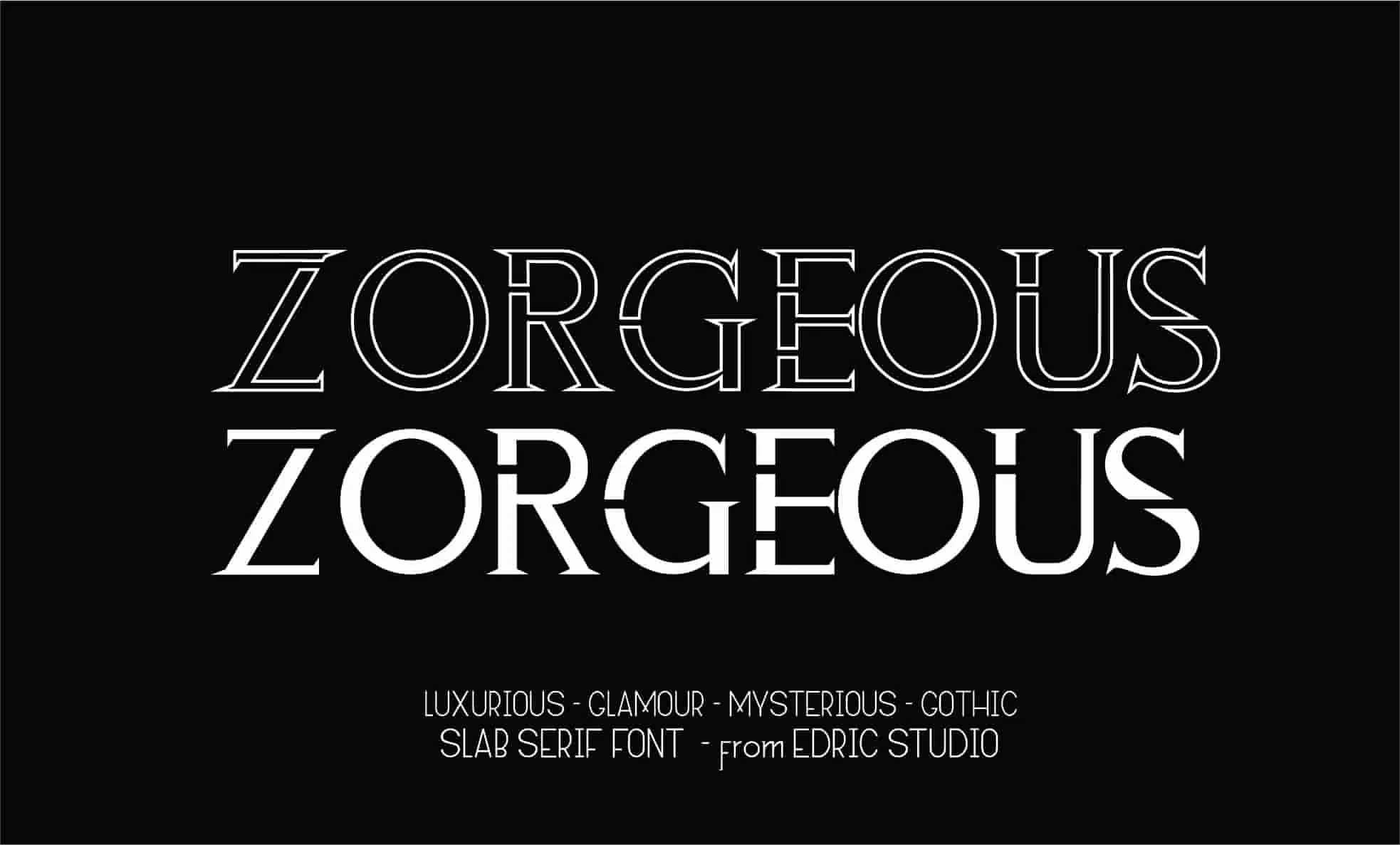 ZORGEOUS Font