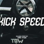 Kick Speed Font