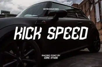 Kick Speed Display Serif Font