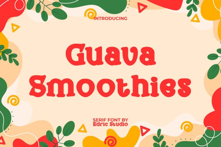 Guava Smoothies Font