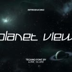 Planet View Font