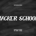 Hacker School Font