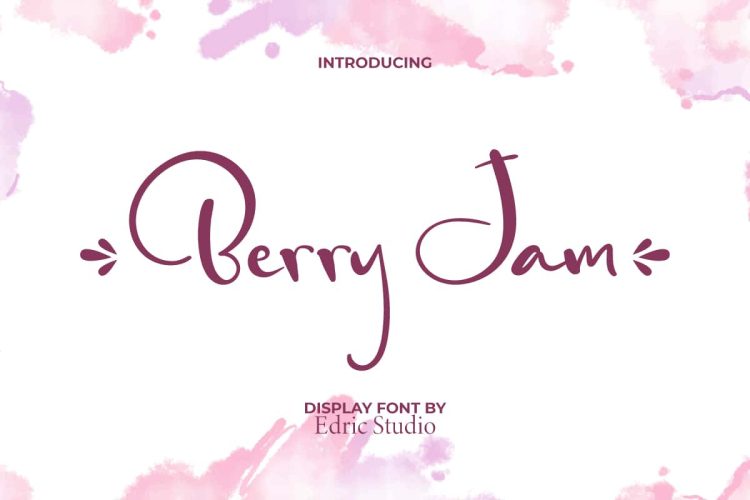 Berry Jam Font