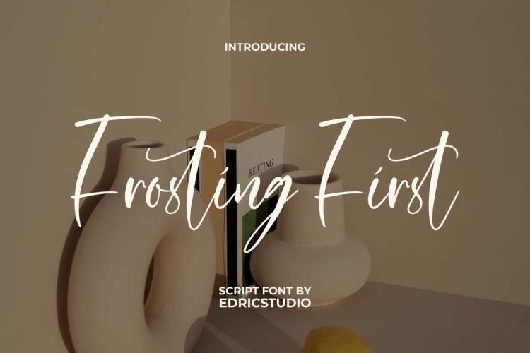 Frosting First Font