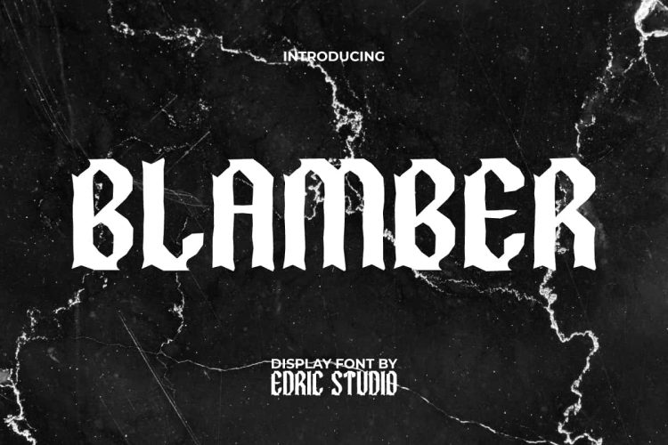 Blamber Font