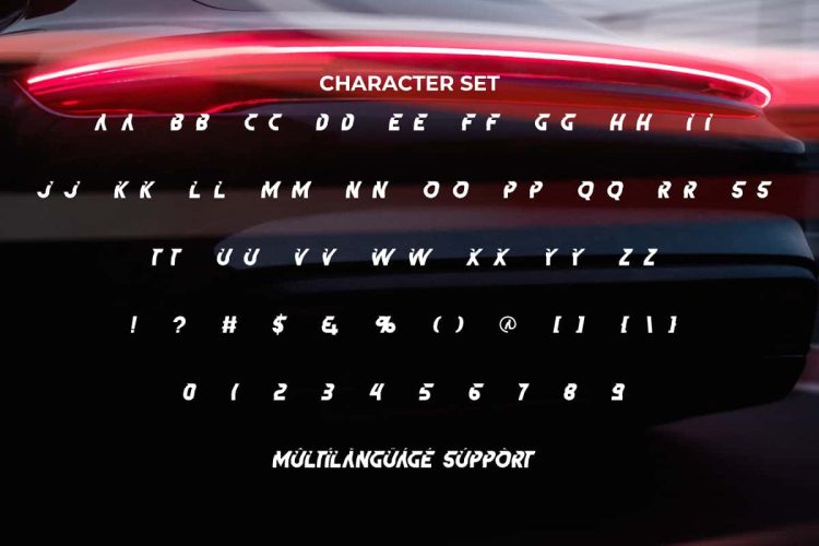 Braking Drift Font - Image 4