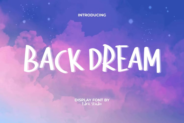 Back Dream Font