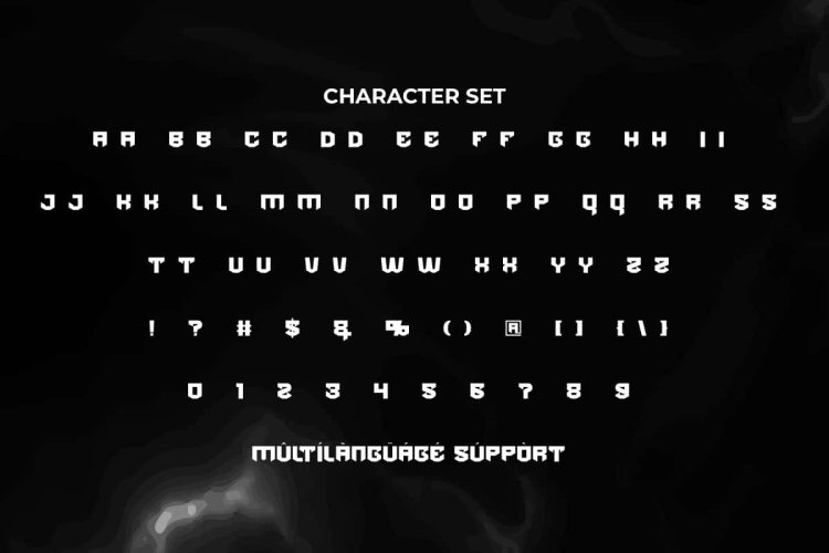 Black Cyber Font - Image 5