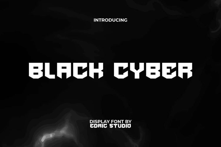 Black Cyber Font