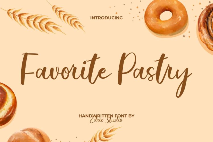 Favorite Pastry Font