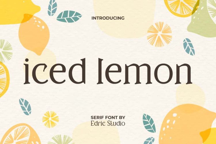 Iced Lemon Font