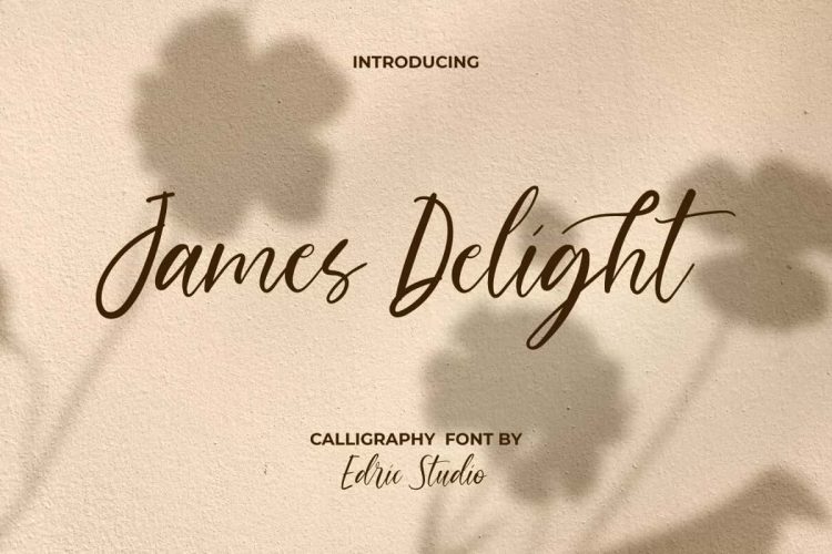 James Delight Font