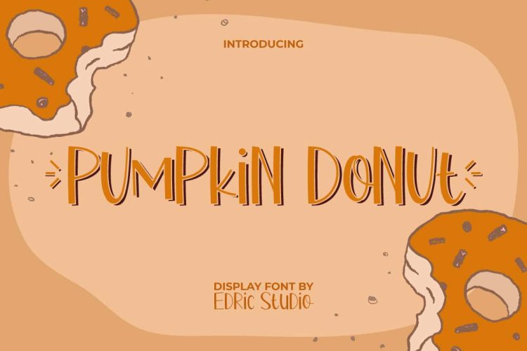 Pumpkin Donut Font