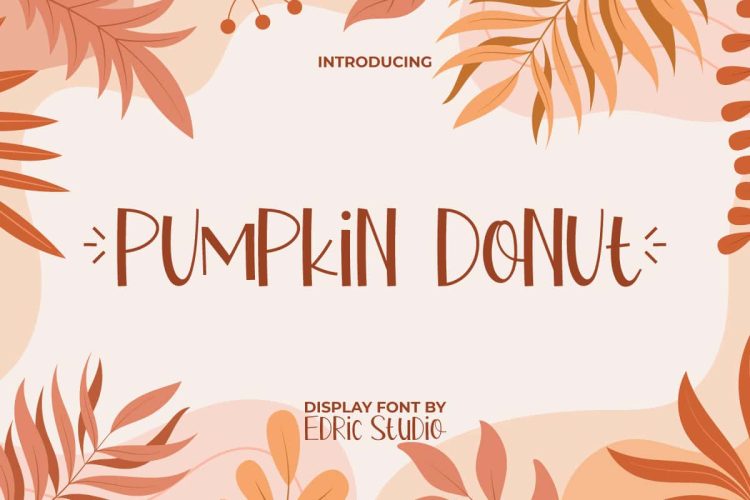 Pumpkin Donut Font - Image 9