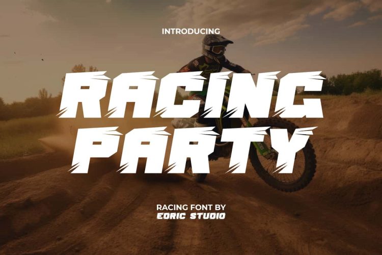 Racing Party Font - Image 9