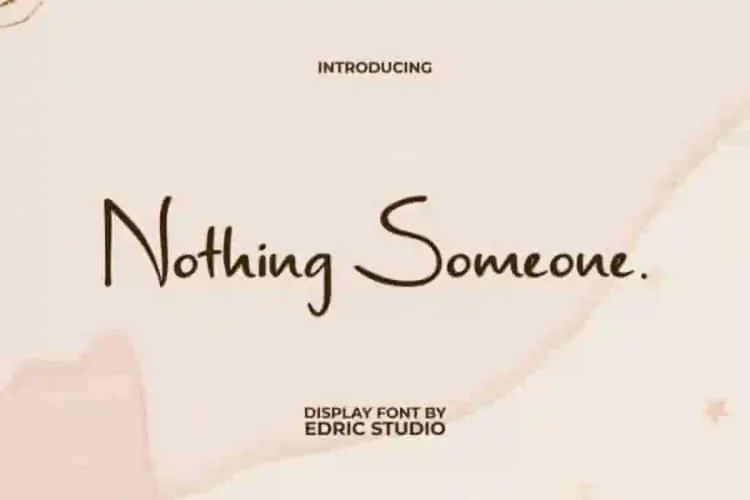 Nothing Someone