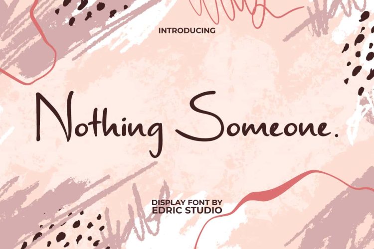 Nothing Someone Font - Image 9