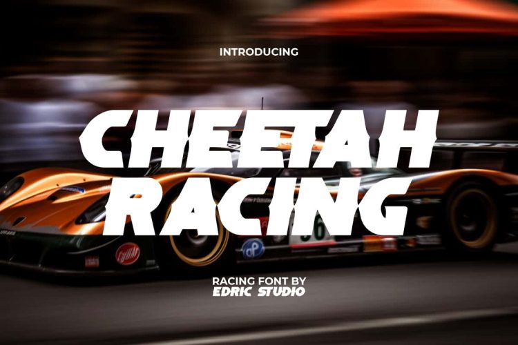 Cheetah Racing Font