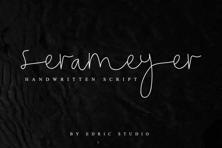 Serameyer Handwriting Font