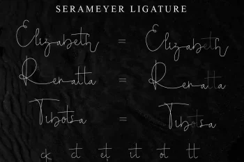Serameyer Handwriting Font
