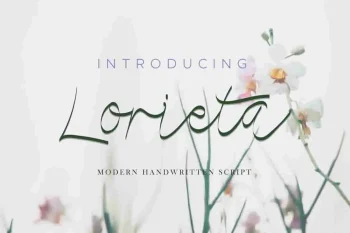 Lorieta Handwritting Font