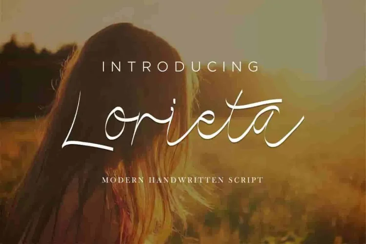 Lorieta Handwritting Font