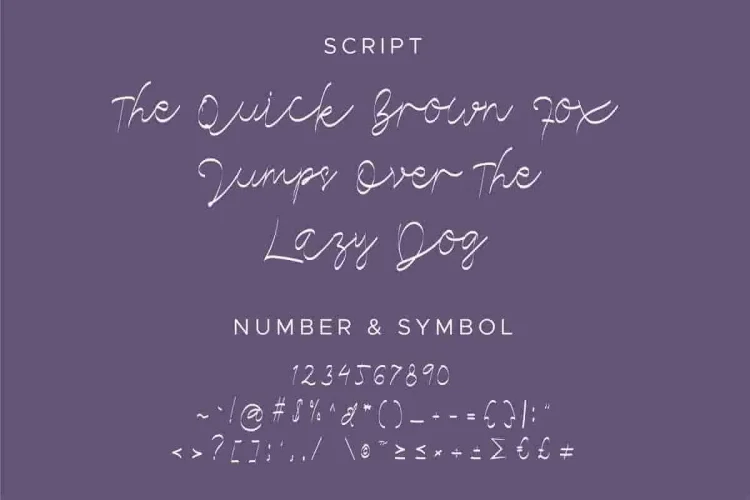 Lorieta Handwritting Font