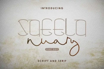 Saeela Nuary Font Duo Serif