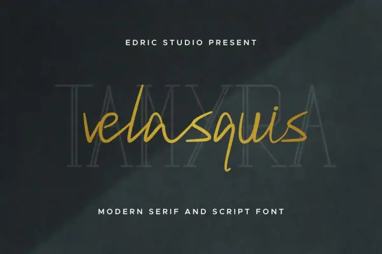 Velasquis Tamyra Font Duo