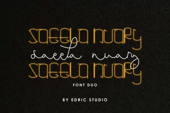 Saeela Nuary Font Duo Serif