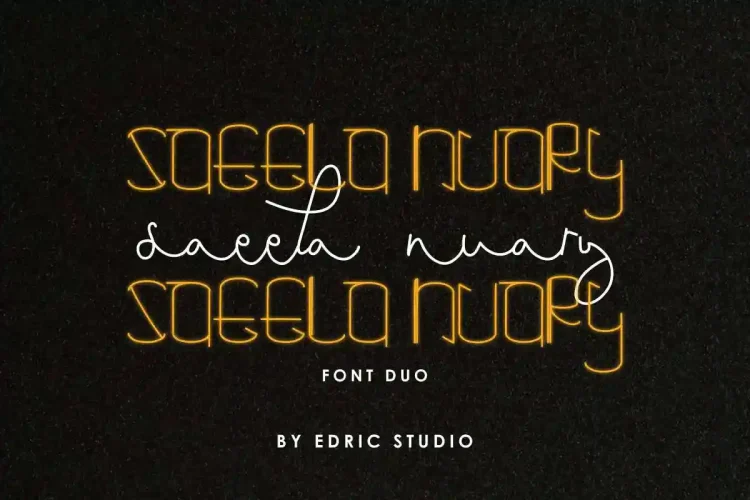 Saeela Nuary Font Duo Serif