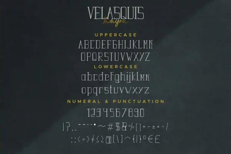 Velasquis Tamyra Font Duo