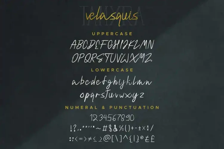 Velasquis Tamyra Font Duo
