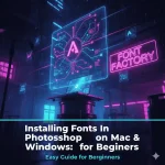 Installing Fonts in Photoshop on Mac & Windows