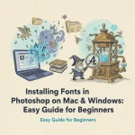 Installing Fonts in Photoshop on Mac & Windows2