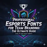 Professional Esports Fonts for Team Branding