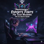 Professional Esports Fonts for Team Branding2