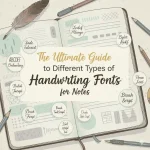 The Ultimate Guide to Different Types of Handwriting Fonts for Notes