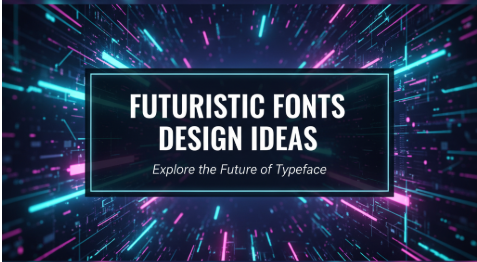 futuristic font design ideas