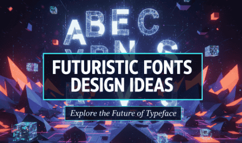 futuristic font design ideas