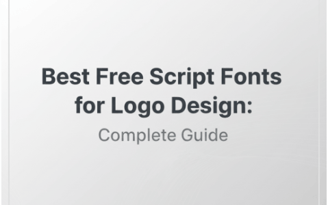 Best Free Script Fonts for Logo Design Complete Guide 2