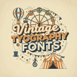 Vintage Typography Fonts2
