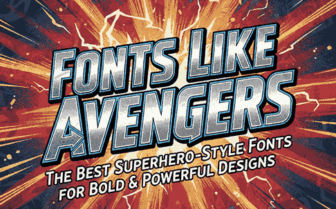 Fonts Like Marvel Avengers