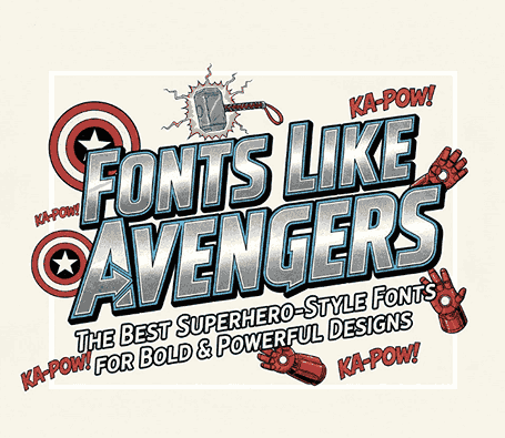 Fonts Like Marvel Avengers