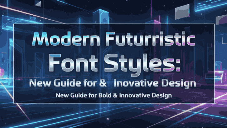 Modern Futuristic Font Styles