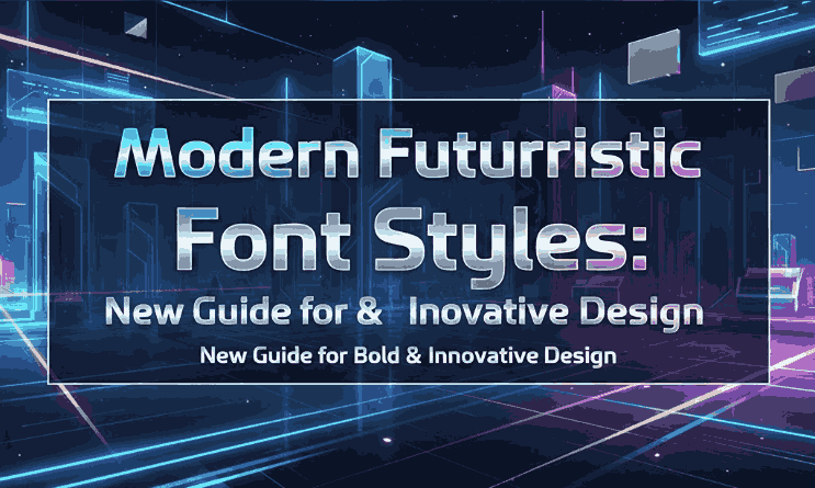 Modern Futuristic Font Styles