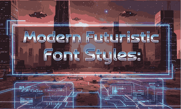 Modern Futuristic Font Styles