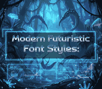 Modern Futuristic Font Styles