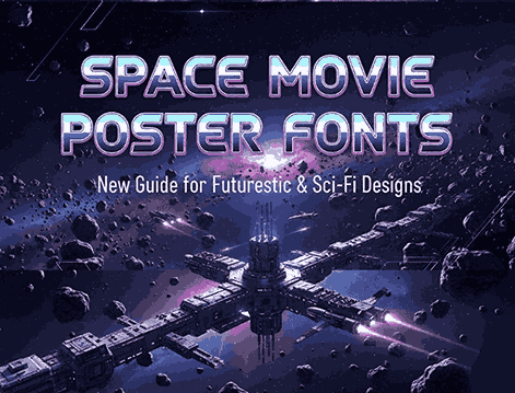 Space Movie Poster Fonts