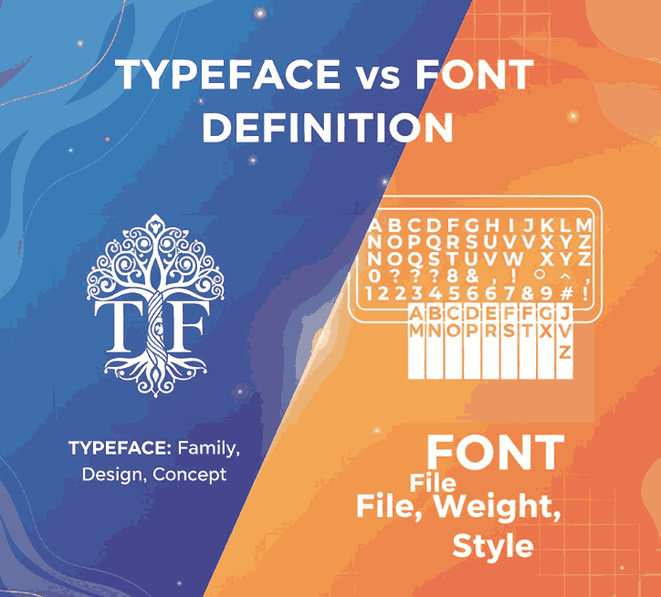Typeface vs Font Definition